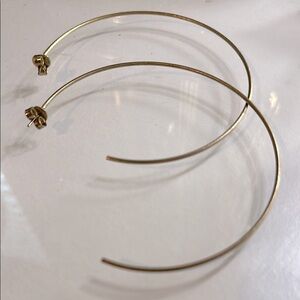 Statement Sheila Fajl Gold Hoop Earrings